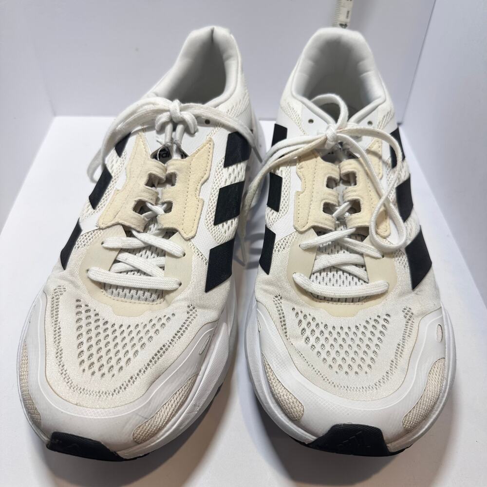 Adidas Mens Size 13 Adistar White Black Running Shoes